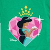 Girls' - Disney Princess - Jasmine Short Sleeve Graphic T-Shirt - 2 of 4