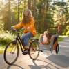 VEVOR Dog Bike Trailer, Supports up to 66 lbs, 2-in-1 Pet Stroller Cart Bicycle Carrier, Easy Folding Cart Frame with Quick Release Wheels - 2 of 4
