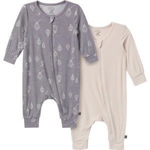 Modern Moments™ by Gerber Baby Neutral 2-Pack Footless Coveralls, Silver Hot Air Ballon - 1 of 4