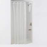 PEVA Textured Stall Shower Curtain Clear - Room Essentials™
