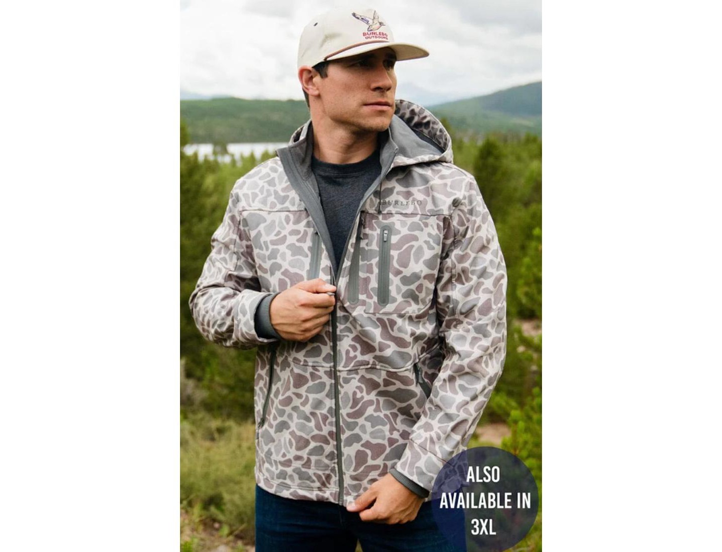 Мужские куртки Burlebo Challenger Jacket (White, XXX-Large) — фото 2