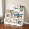 Mshliw Kids Bookshelf and Toy Storage Organizer, 4-Tier Wooden Bookcase Display Stand for Nursery, Playroom, or Kids Bedroom - 3 of 4