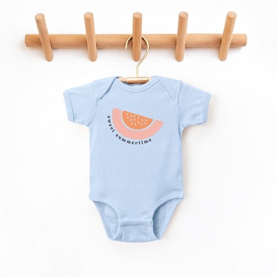 The Juniper Shop Sweet Summertime Watermelon Baby Bodysuit