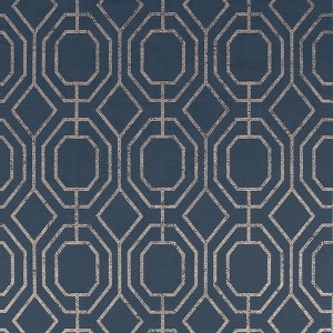 Transform Geo Navy Peel and Stick Wallpaper - 1 of 4