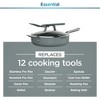 Ninja Foodi NeverStick Possible Pan, 4 Qt, Nonstick, Stainless Steel Basket, Oven Safe to 500 Degree Fahrenheit, Multipurpose with Lid, Sea Salt Grey - 3 of 4