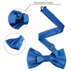 Allegra K Men's Business Causal Matching Pocket Squares Pre-Tied Bow Tie Sets - 2 of 4