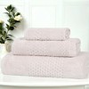 Zero Twist Waffle Textured Cotton Medium Weight Towel Set by Blue Nile Mills - 2 of 4