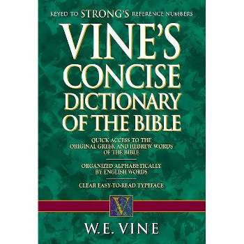 Vine's Concise Dictionary of Old and New Testament Words - by  W E Vine (Paperback)