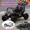 24V Kids Ride On Utv,2-Seater 4WD Electric Truck with Sun Shade, Remote Control, Led Lights, 4 Shock Absorbers - 4 of 4