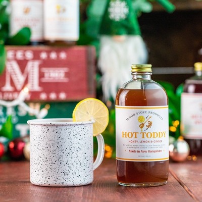 Wood Stove Kitchen Hot Toddy Mix with Honey, Lemon and Ginger, 16 fl oz