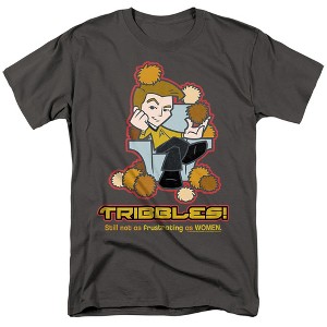 Quogs Not As Frustrating Adult T-Shirt Charcoal - 1 of 4