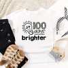 The Juniper Shop 100 Days Brighter Toddler Short Sleeve Tee - 2 of 2