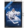 Trends International NHL Tampa Bay Lightning - Andrei Vasilevskiy 19 Framed Wall Poster Prints - 3 of 4