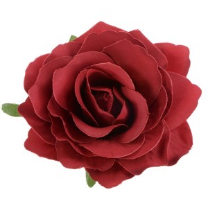 Unique Bargains Fabric Floral Wedding Party Rose Hair Clip Brooch 1 Pc - 1 of 4