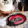 Creative Converting Graduate School Spirit Red Oval Paper Plates 24ct - 2 of 4