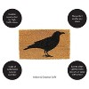 Evergreen Indoor Outdoor Natural Coir Doormat Raven 1'5"x2'5" Multicolored - 2 of 3