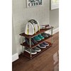 ClosetMaid 501500 Heavy Duty 3-Tier Shoe Organizer Rack for 12 Pairs of Shoes, Cherry Finish - 3 of 4