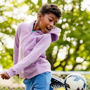 Mightly Kids Fair Trade Organic Cotton Zip-Up Pocket Hoodie - 1 of 3