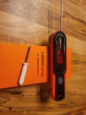 Honest Review Of The All New ThermoPro Lightning 1 Second Instant Read Food  Thermometer! 
