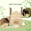Duck Coopen Duck House with Openable Roof & Double Doors - 4 of 4
