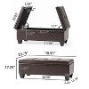 GDFStudio Norbert Contemporary Faux Leather Dual Lift Storage Ottoman - 3 of 4