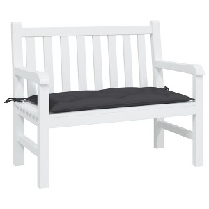 vidaXL Garden Bench Cushion Black 39.4"x19.7"x2.8" Oxford Fabric - 1 of 4