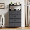5 Dresser Drawers for Bedroom with Shelves, Dressers & Chest of Drawer for Hallway - 3 of 4