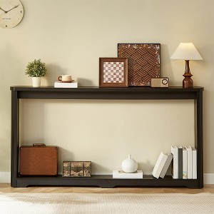 Hrinhom 70.1" W Console Table,Entryway Table,Narrow Wooden Sofa Table - 1 of 4