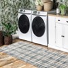 Nasitip Washable Rug-Modern Plaid Area Rug Non Slip Soft Rugs-Low Pile Foldable Floor Cover Accent Carpet - 2 of 4