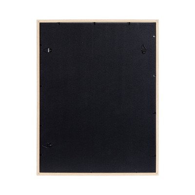White and Natural Wood 14x18 Picture Frame Set of 3