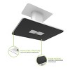 Kanto SP6HD 6" Universal Desktop Speaker Stands with Rotating Top Plates and Cable Management - Pair (White) - 4 of 4