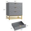 3/4/5 Drawer Dresser for Bedroom, Modern Dressers with Gold Metal Handles for Living Room, Hallway, Entryway - 2 of 4