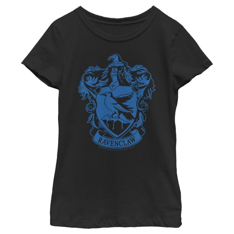 Girl's Harry Potter Ravenclaw House Crest T-Shirt, 1 of 5