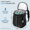 SUN CUBE Waterproof Soft Sided Cooler Backpack, Leakproof Insulated Portable for Camping Beach Travel Hiking Road Trip - image 2 of 4