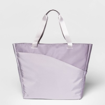 mauve tote bag