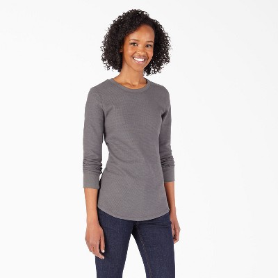 Dickies Women's Long Sleeve Thermal Shirt, Black (kbk), Xs : Target