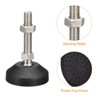 Unique Bargains Nylon Non-Skid Adjustable Furniture Leveling Feet for Chairs 4 Pcs - 3 of 4
