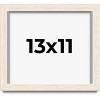 PosterPalooza | Photo Size Barnwood Shadow Box White Picture Frame - UV Acrylic, Backing, Hanging Hardware - 2 of 4