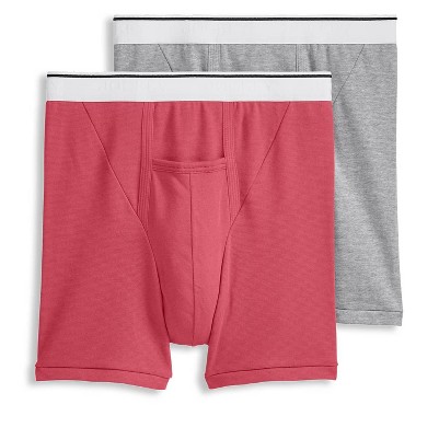grey heather/malibu red