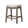 Maven Lane Sophia Backless Fabric Counter Height Bar Stool - 2 of 4