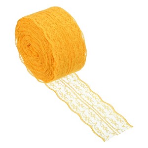 Unique Bargains Non-stretch Lace Trim Ribbon for Party Gift Decoration - 1 of 4