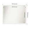 Amanti Art Bethany Non-Beveled Wood Framed Bathroom Vanity Wall Mirror - 3 of 4
