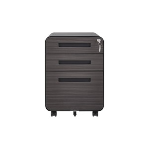 Under Desk Filing Cabinet On Wheels 3 Drawer Lockable File Cabinets Office Storage Cabinets Metal Filing Cabinet-The Pop Home - 1 of 4