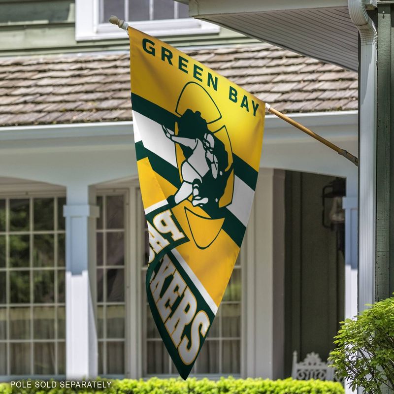 NFL Green Bay Packers 28&#34;x40&#34; Retro Banner Flag, 2 of 4