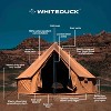 White Duck Regatta Water Repellent 4-Season Canvas Bell Tent/ Yurt with Stove Jack and Groundsheet, for Camping and Glamping - 2 of 4