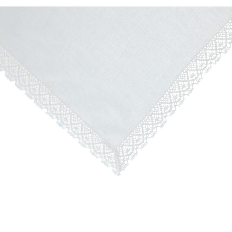 CTM Women's Park Avenue Lace Handkerchief, 4 of 5