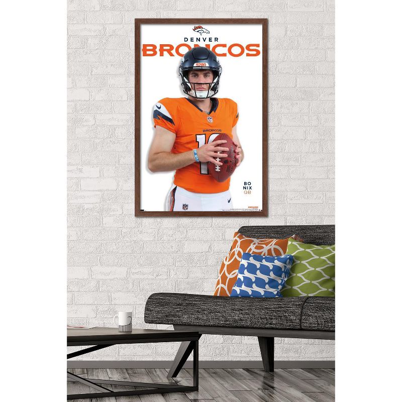 Trends International NFL Denver Broncos - Bo Nix Feature Series 24 Framed Wall Poster Prints, 2 of 7