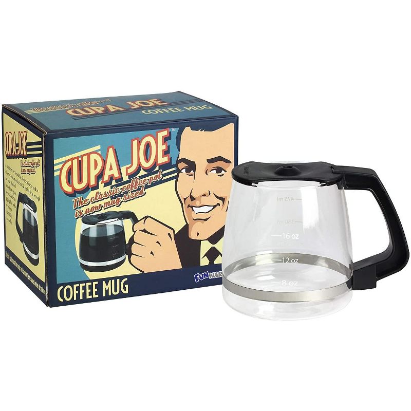Funwares Cupa Joe 20oz Classic Coffee Pot Shaped Coffee Mug, 3 of 5