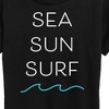 Women's - Instant Message - Sea Sun Surf Short Sleeve Graphic T-Shirt - 2 of 4