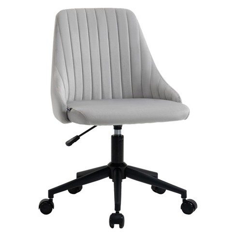 Vinsetto Mid Back Home Office Chair, Computer Desk Chair With Adjustable  Height And Padded Seat : Target